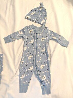 Hanna Andersson Snoopy pajama sleep set 3-6m